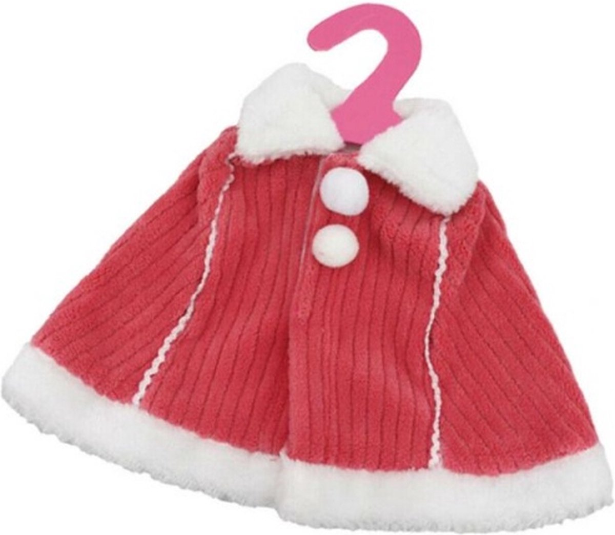 ApolloX babypoppencape 46 cm rood